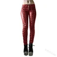thumbnail image 3 of Disfraz de Steampunk para mujer, pantalones de pirata renacentistas medievales Retro, pantalones de lápiz con remaches de cuero y cordones, pantalones ajustados, ropa de calle, 3 of 5