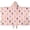 Princess and Castle Pink Pattern, variant on Princess and Castle Pink Pattern Hooded Bath Towel Wrap for Teens Ages 3 To 12, Soft Lightweight Quick Dry Microfiber Bath Beach Pool, 50"x30"