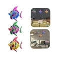 thumbnail image 3 of Handmade Wrought Iron Metal Fish Mural For Home Decoration And Outdoor Garden3PC, 3 of 6