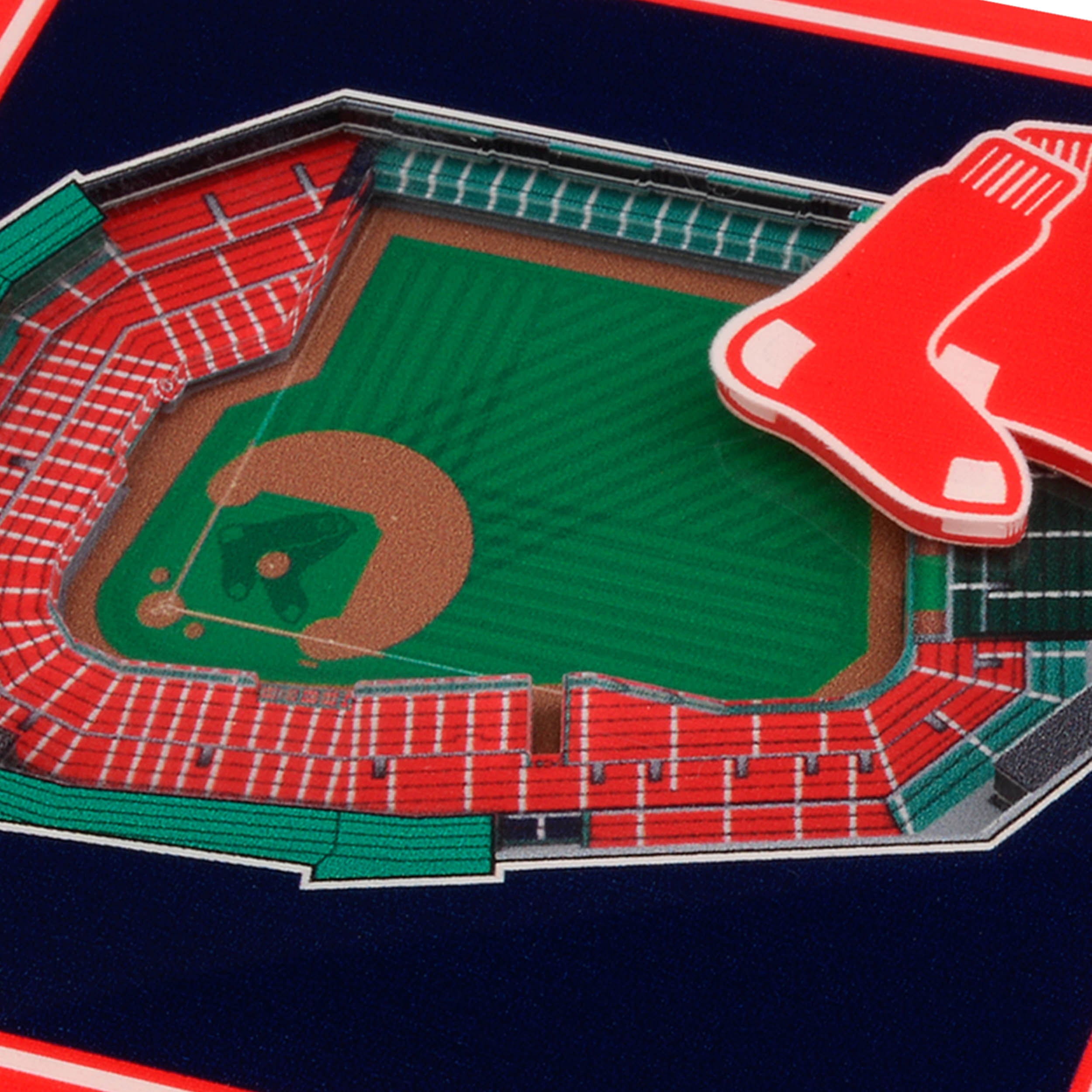 YouTheFan MLB Boston Red Sox Stadiumview Cribbage