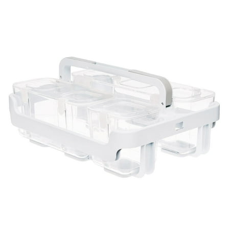 UPC: 0079916018195 | Deflecto Caddy Organizer Three Compartments White (29003CR)
