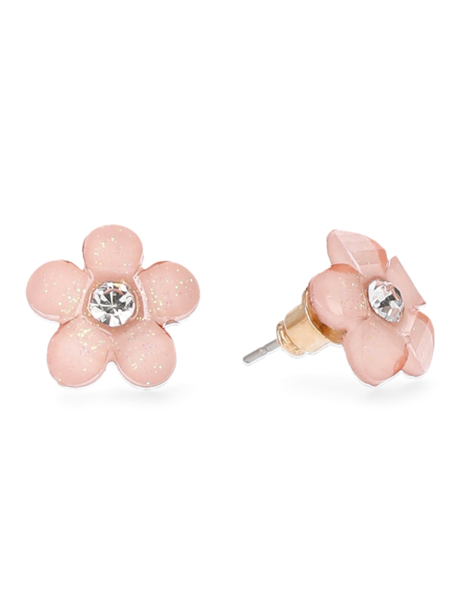 No Boundaries Hearts, Flowers and Butterfly Earrings Set, 18-Pairs, Women’s