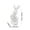C, variant on Bwiyojiz Home Decoration Holiday Products Ceramics Ceramic White Easter Bunny Figurine with Egg Decorative Spring Tabletop Decor Collectible Ornament Accents, Gifts for Friend, White