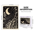 thumbnail image 4 of 1000 pcs moonlit night Crow 1000 piece puzzle for adults,Unique and Beautiful Design,Exquisite moonlit night Crow Wooden Puzzles,Gift for Bird & Puzzle Lovers,Creative Activity Hobbies for Adults, 4 of 6