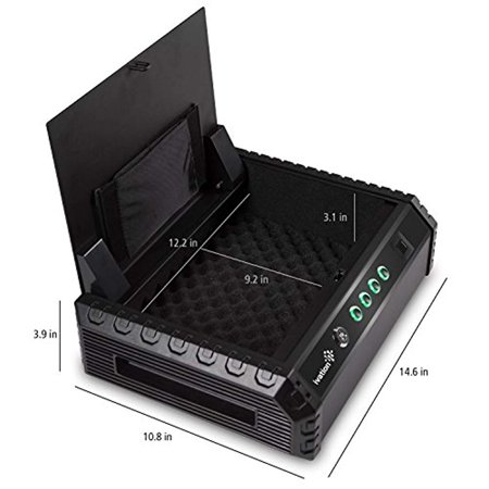 Ivation Gun Safe Quick Access Digital Fits 2 Guns Solid Steel