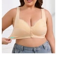 thumbnail image 5 of ATENAR Bras for Women,Wireless Bras for Women,Breathable,Soft Cup,Comfort Fit,Beige,48B, 5 of 5