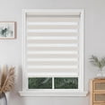 thumbnail image 5 of Tarmeek Waterproof Roll Up Shade Curtain 40x130cm White Polyester Bathroom Kitchen Window Privacy Protection Light Blocking Quick Dry Mildew Proof, 5 of 7