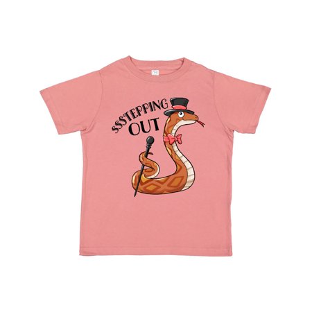 

Inktastic Ssstepping out- snake in top hat Gift Toddler Boy or Toddler Girl T-Shirt