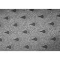 thumbnail image 1 of Ahgly Company Machine Washable Indoor Rectangle Transitional Carbon Gray Area Rugs, 7' x 9', 1 of 7