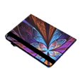 thumbnail image 6 of Dteck Smart Case for Apple iPad 9th Generation 10.2" (2021),Magnetic Card Wallet Patterned iPad 8th/7th Gen 10.2-inch Case Leather Kickstand Shockproof Automatic wake/sleep Cover,Flower, 6 of 8