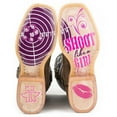 thumbnail image 7 of Women’s Tin Haul American Woman Boots W Shoot Like A Girl Sole Handmade Brown, 7 of 7
