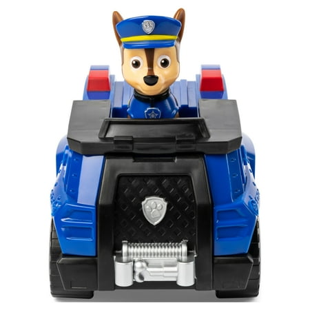 Paw Patrol, Chase’s Patrol Cruiser Vehicle with Collectible Figure, for Kids Aged 3 and Up