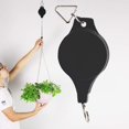 thumbnail image 6 of 4 Pack Plant Hook Pulley, Retractable Plant Hanger Easy Reach Hanging Flower Basket for Garden Baskets Pots and Birds Feeder Hang High up and Pull Down to Water Or Feed, 6 of 6