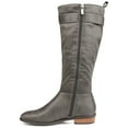 thumbnail image 3 of Journee Womens Lelanni Wide Calf Stacked Heel Knee High Boots, 3 of 10