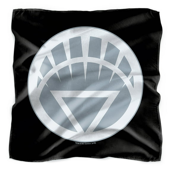Green Lantern White Symbol Bandana (21 in x 21 in)