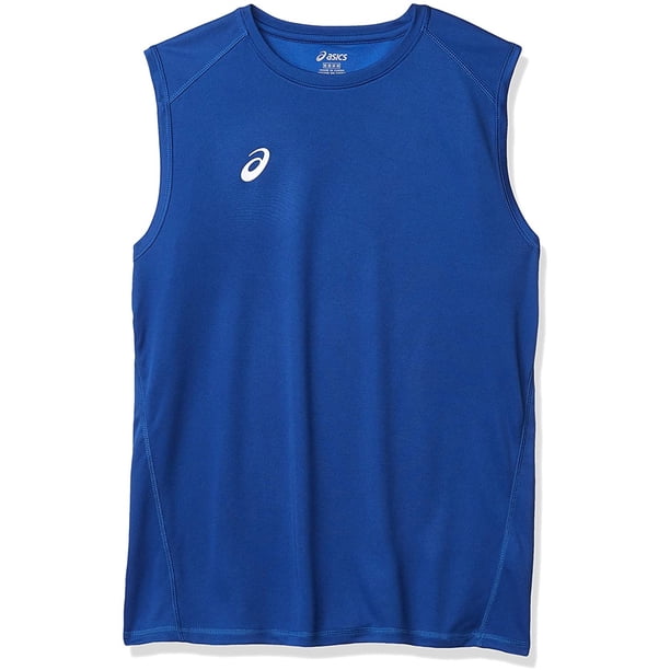 ASICS Mens Circuit 2 Workout Activewear Tank Top, blue, L
