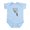 Sky Blue, variant on CafePress - Rock On Rock Climbing Graphic Tee Body Suit - Baby Light Bodysuit, Size Newborn - 24 Months