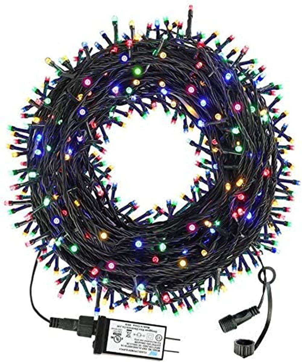 Party Christmas Decoration Colored Multicolored Patio Haili 105ft 300 LED Christmas Tree Lights Outdoor Waterproof,Indoor Fairy Twinkle String Lights UL Certified 8 Modes for Holiday