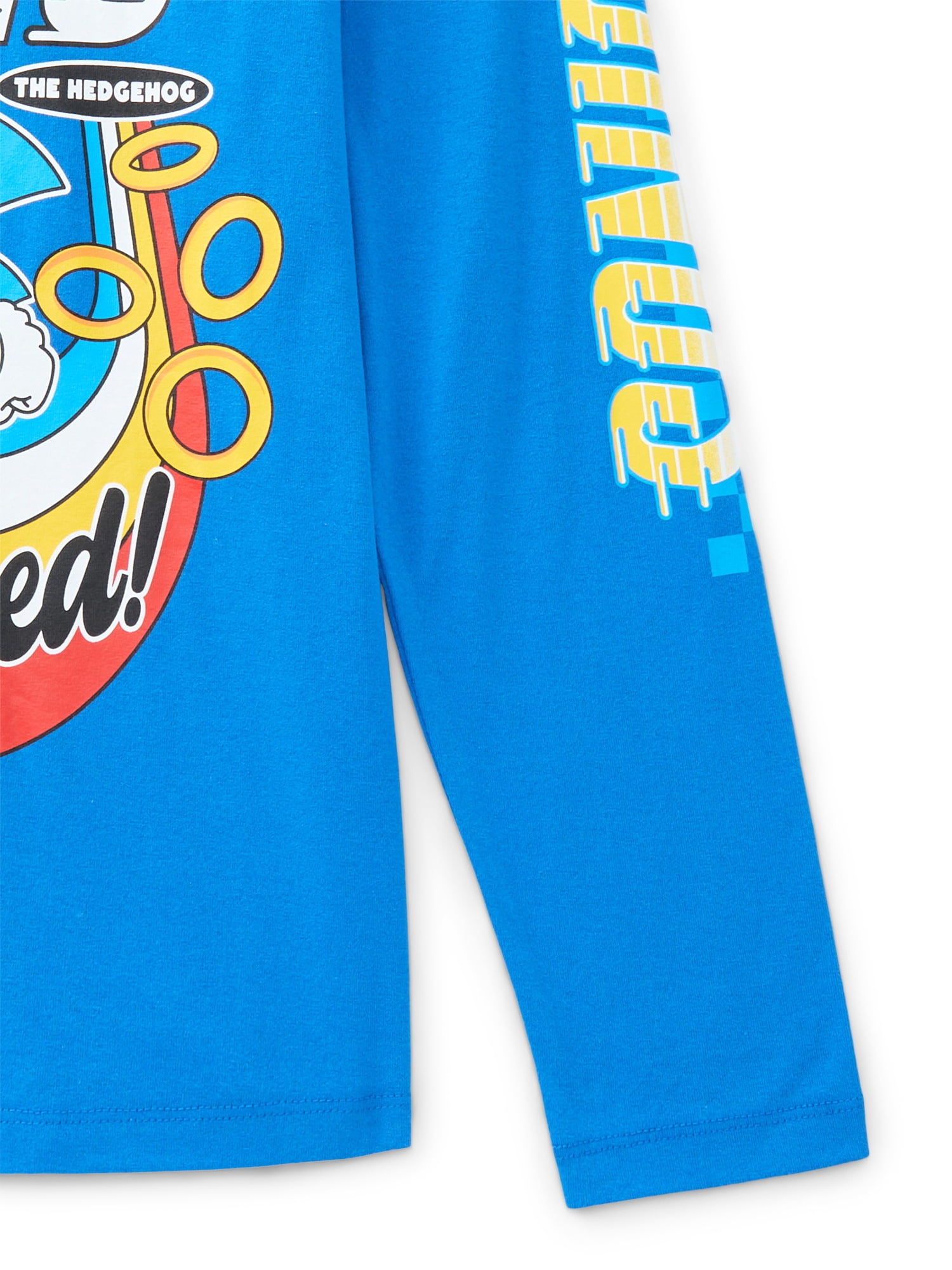 Sonic the Hedgehog, Boys' & Big Boys' Graphic Long-Sleeve T-Shirt, Speed Club Group, Sizes 4-18