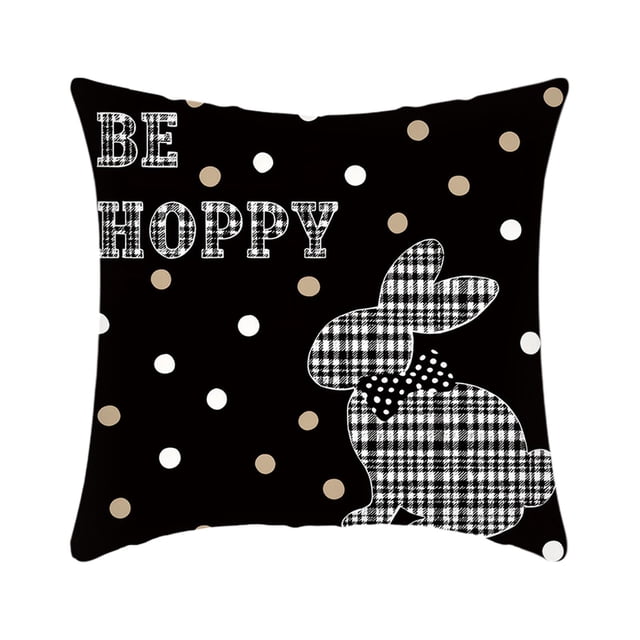Wozhuo Easter Pillowcase With Hidden Zipper Great Gift For Family For Home Bedroom Living Room Office Spring Holiday Decor Easter Home Decor