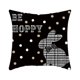 thumbnail image 2 of Uuiauoio Easter Pillow Covers 18x18 Easter Throw Pillow Covers with Bunny and Eggs Spring Home Decor Pillowcase Square Cushion Covers for Sofa Bed Couch, 2 of 6