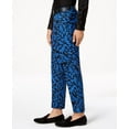 thumbnail image 3 of I-N-C Mens Leaf Casual Trouser Pants, Blue, 30W x 30L, 3 of 4