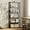 Brown, variant on Twister.CK 6 Tier Bookshelf with Metal Frame, Industrial Tall Bookcase, Freestanding Open Back Display Rack, Storage shelf, for Bedroom, Living Room, Brown