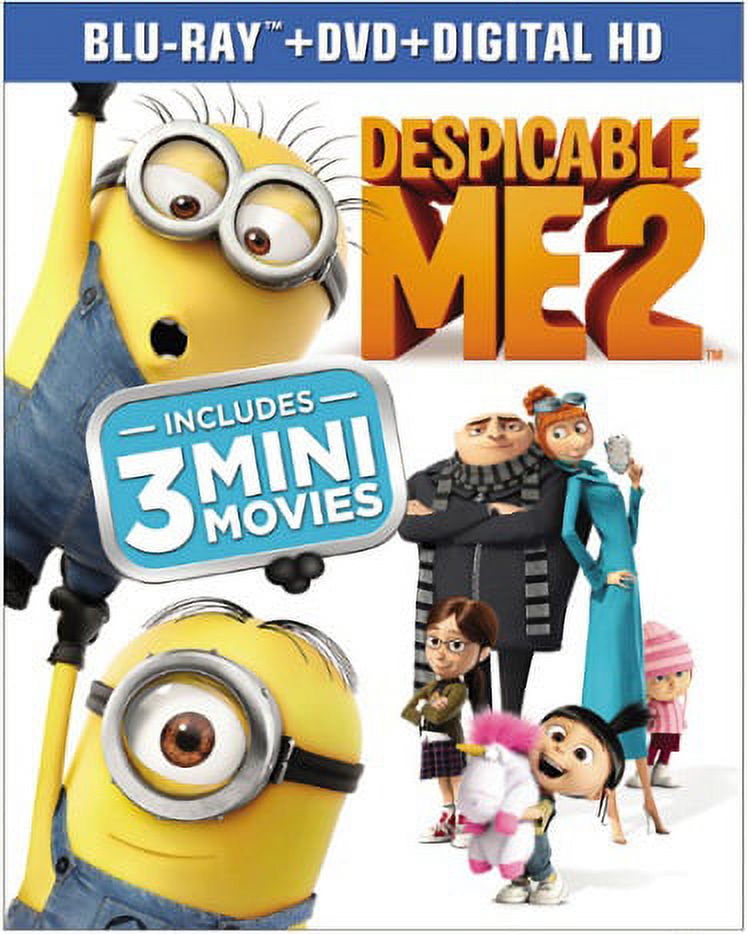 Despicable Me 2 (Blu-ray + DVD), Universal Studios, Kids & Family - image 2 of 2