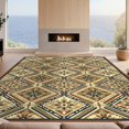 thumbnail image 2 of Design&I 5'x7' Ultra Soft Area Rug, Geometric Boho Mosaic Multi Panel Symmetrical Terraze Patterned None Fluffy Washable Non Shedding for Bedroom Living Room Home Office, 2 of 7