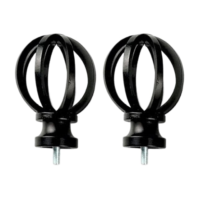 veasfak 2 Pcs Embouts de Tringle à Rideau de Remplacement, Diamètre 5/8 Pouce Matériel Décoratif