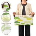 thumbnail image 5 of Fresh Leaf Pattern Design Shelf Baskets Set of 2 Foldable Metal Frame Open Storage Bins 16.9x11.4x7.7in Large Capacity, 5 of 8