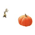thumbnail image 5 of CoudarTitie Modern Resin Horse Figurine Centerpiece Ornament and Plush Pumpkin Pillow Decorative Sofa Cushion for Living Room Bedroom Office Decor, 5 of 8