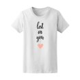 thumbnail image 1 of Lost On You Love Quote Tee Women's -Image by Shutterstock, 1 of 1