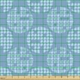 thumbnail image 2 of Abstract Sofa Upholstery Fabric by the Yard, Geometric Circles of Polka Dots in Gradient Tones Contemporary Mosaic Style, Decorative Fabric for DIY and Home Accents, Pale Sky Blue by Ambesonne, 2 of 5