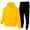 Yellow, variant on CharmCyan Men’s Hooded Sweatshirt and Jogger Sweatpants Set Pullover Hoodie and Drawstring Pants Two Piece Outfit Tracksuit for Casual Wear Black L