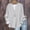 Gray, variant on Pumxq 3/4 Length Sleeve Womens Tops V Neck T Shirts Summer Clothes Basic Blouses Dressy Casual 2026 Spring Outfits Blue L