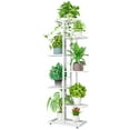 thumbnail image 1 of 7 Tier Plant Stand Indoor Outdoor, 8 Potted Multiple Flower Pot Holder Shelf, Plant Shelf Corner Display Rack For Patio Garden Balcony Living Room, 1 of 5