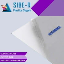 ONE - POLYCARBONATE SHEET CLEAR 0.060" 24" X 24"