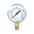 thumbnail image 1 of 0 ~ 160 psi 0 ~ 11 bar Medidor de presión mecánica de doble escala Filtro de piscina Medidor de pres Abanopi Manómetro, 1 of 7