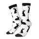 thumbnail image 1 of Balery Black Rabbit Calcetas Largas con Estampado para Hombre y Mujer – Suaves y Transpirables, Talla Única (US 5-11), 1 of 6