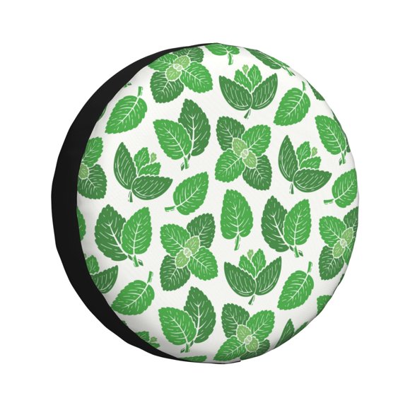 Easygdp Green Leaves for Wheel Cover,Spare Tire Cover,4-17in Spare Tire Cover Universal Fit for Trailer, Car, Truck, SUV, Jeep-15 inch