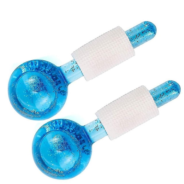 2 rodillos faciales de bola de terapia de hielo para bolas de rodillo de masaje facial frío, 11 kaili Sencillez