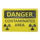 thumbnail image 1 of High Visibility Metal Patches Nuclear Radiation Warning Sign Effectively Identify Hazards Durable and Easy to Install, 1 of 5