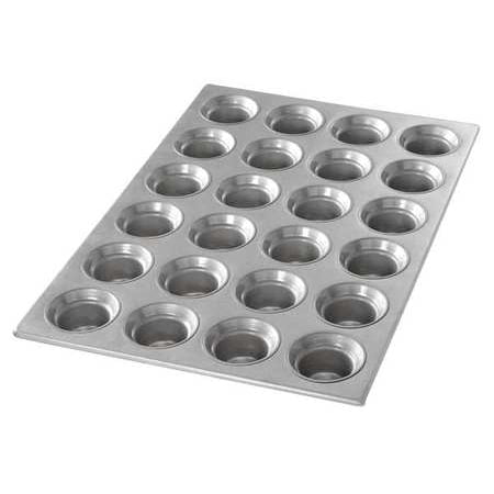 - CHICAGO METALLIC 42755 Mini Crown Muffin Pan, 24 Moulds