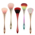 thumbnail image 3 of Rose Gold Powder Blush Brush Makeup Tools Red, 3 of 5