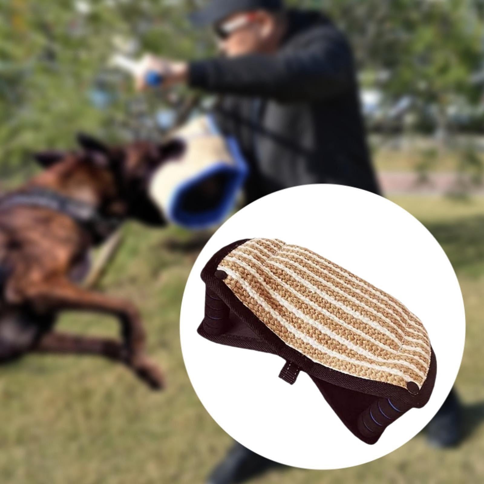 Bvdfgk Dog Bite Pillow Dog Training Biting Sleeves Interactive Toy Sturdy Portable Bite black