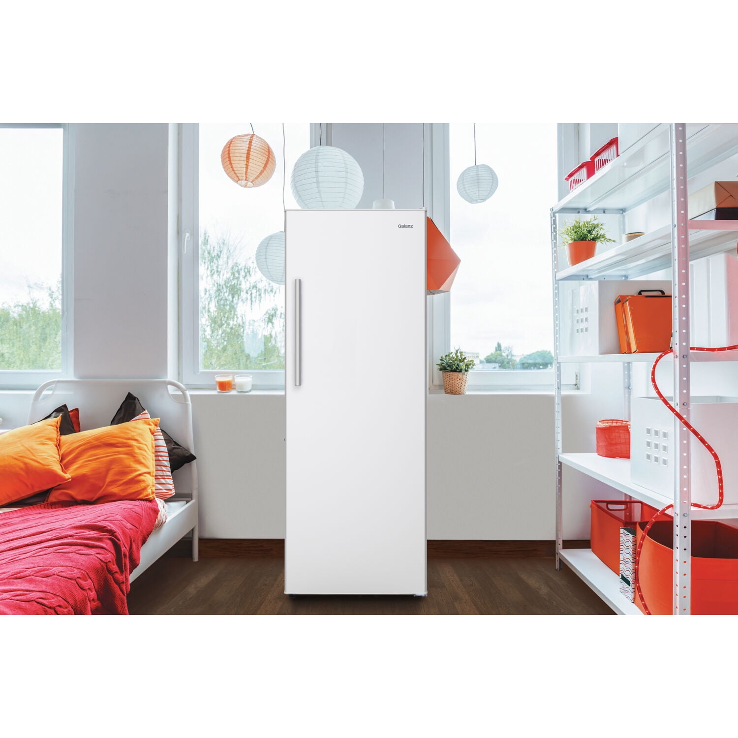 Galanz 11-Cu. ft. Convertible Upright Freezer, White, 66 in tall, GLF11UWEA16