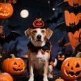thumbnail image 3 of Halloween Pet Hat For Dogs And Cats Cartoon Design Perfect For Festive Celebrations And Costumes Comfortable Polyester Material Ideal For Trick Or Treating And Events, 3 of 5