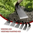 thumbnail image 5 of Small Tip Triangle Hoe Agricultural Land Turning Loose Soil Hoe Household Outdoor Vegetables Flowers Tools Farming For Planting, 5 of 8