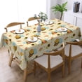 thumbnail image 2 of Cute Bee and Sunflower Pattern Tablecloth Rectangle Waterproof Spill-Proof Table Cloth Cover For Kitchen Dining Farmhouse Party Wedding Outdoor Picnic Camping 54x72in, 2 of 7